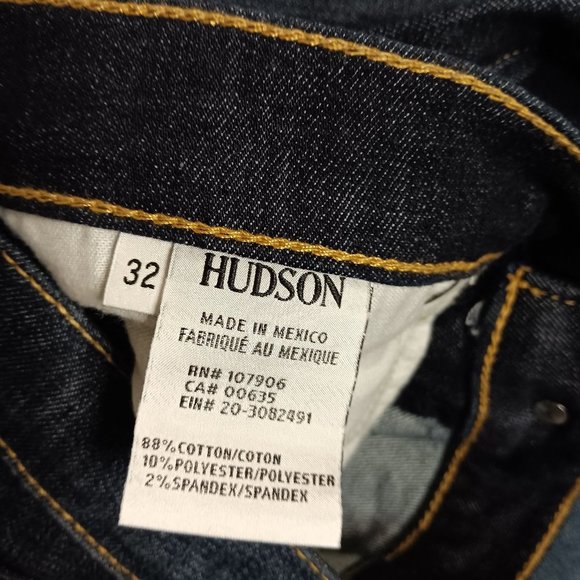 Hudson Krista Super Skinny Jeans Distress Ripped Knees 32 - Picture 8 of 15